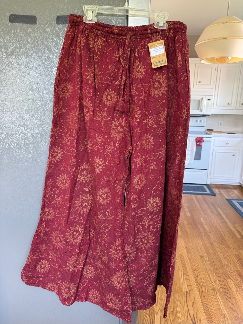 NWT Sun print palazzo pants